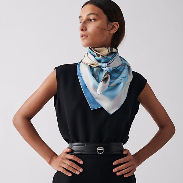 Tigre Royal double face scarf 90 | Hermès China
